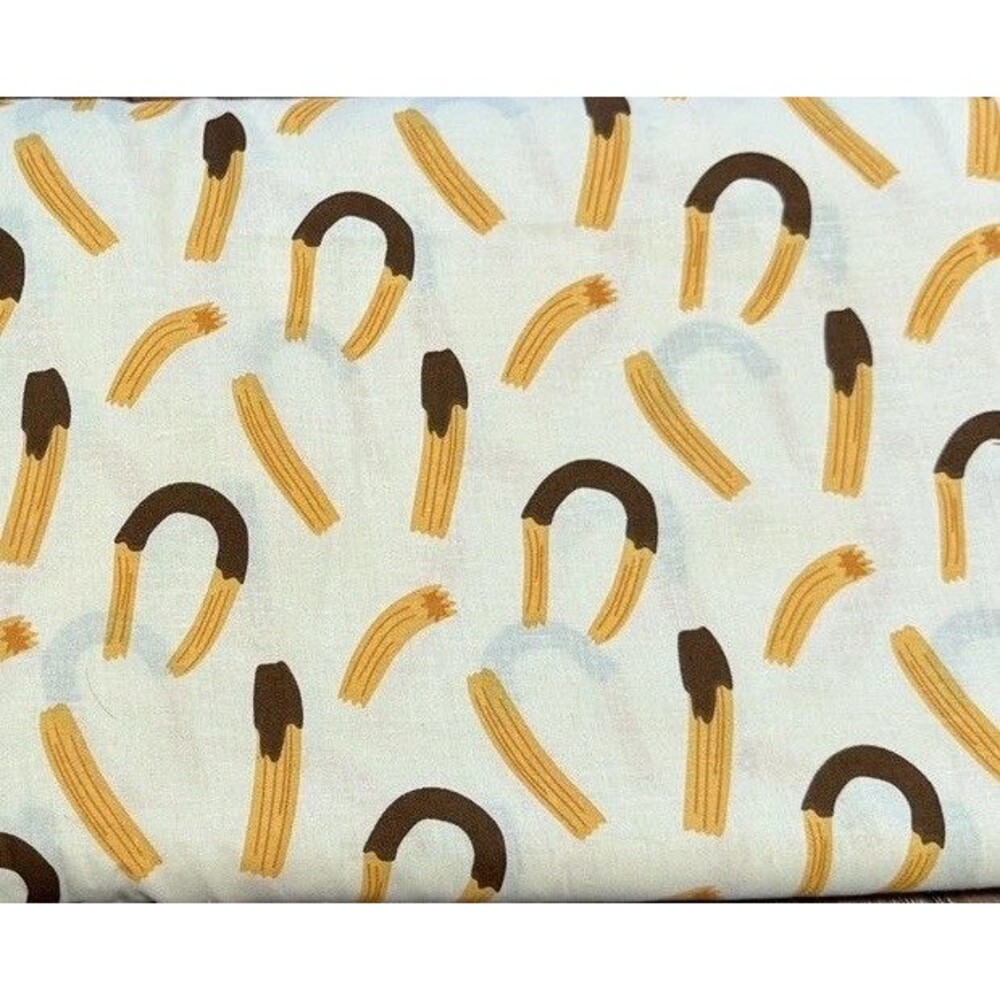 By the 1/2 Yard, 44" Wide, Churros Cotton Fabric